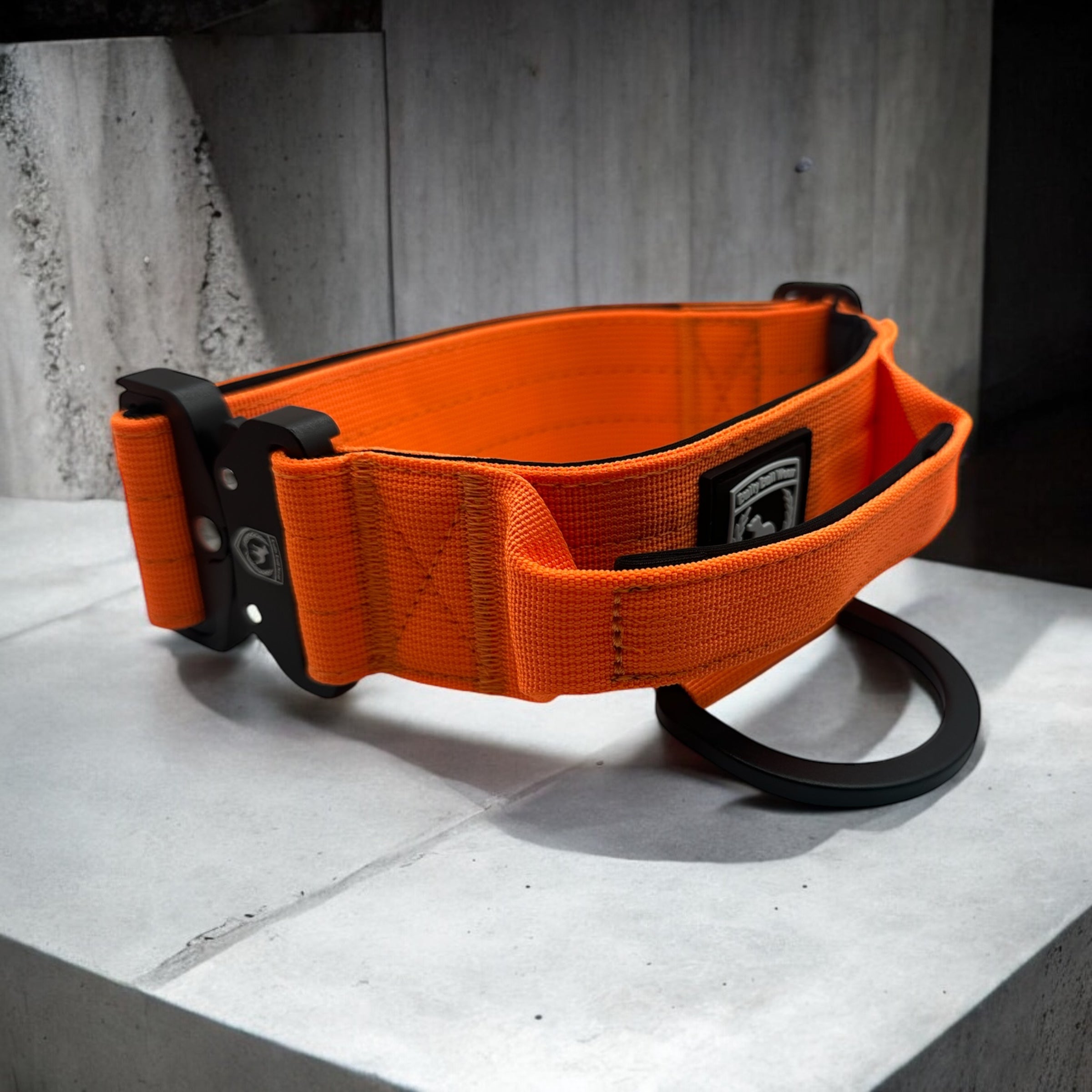 Combat Collar I neonpeach - black