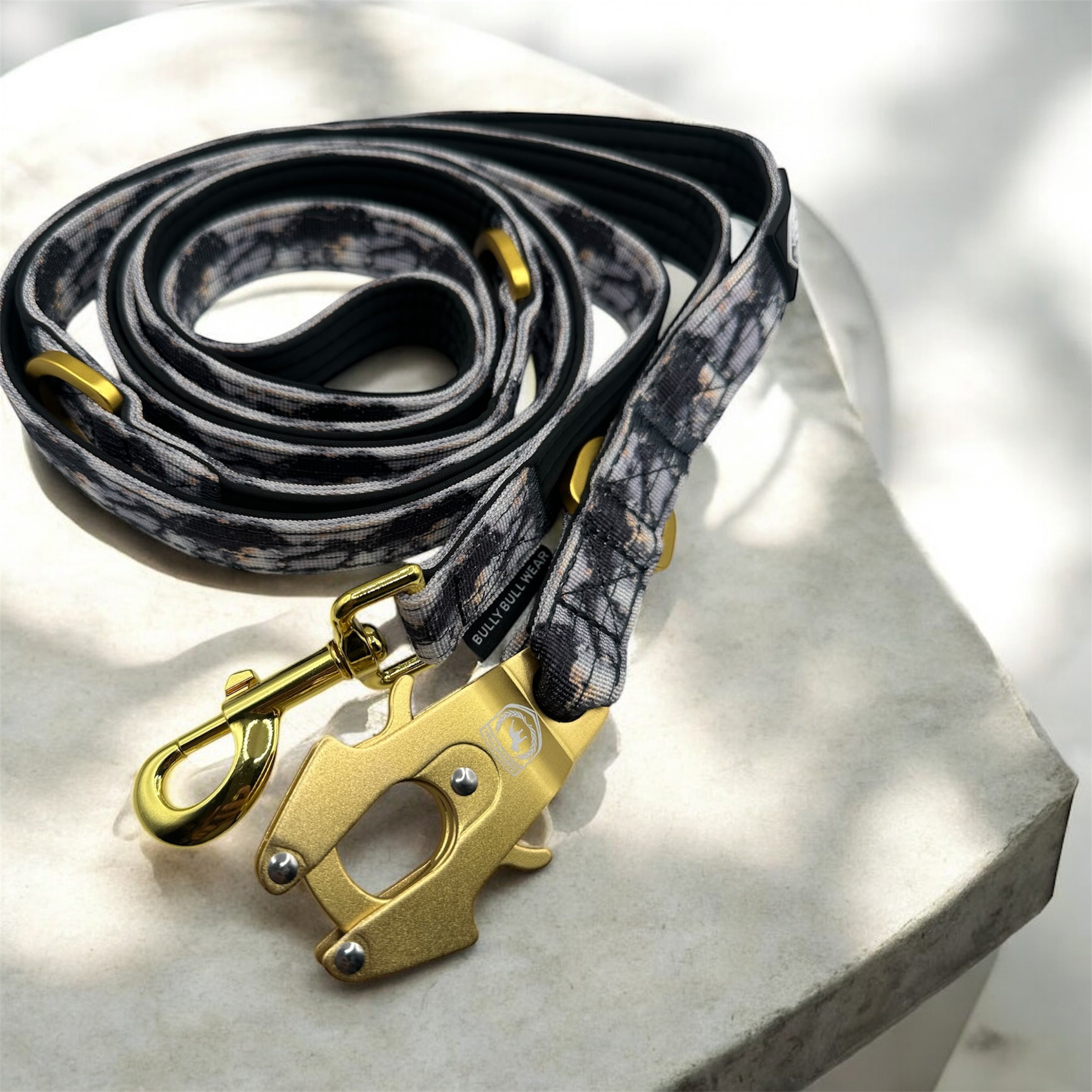 Combat Saftey Leash  | black marble