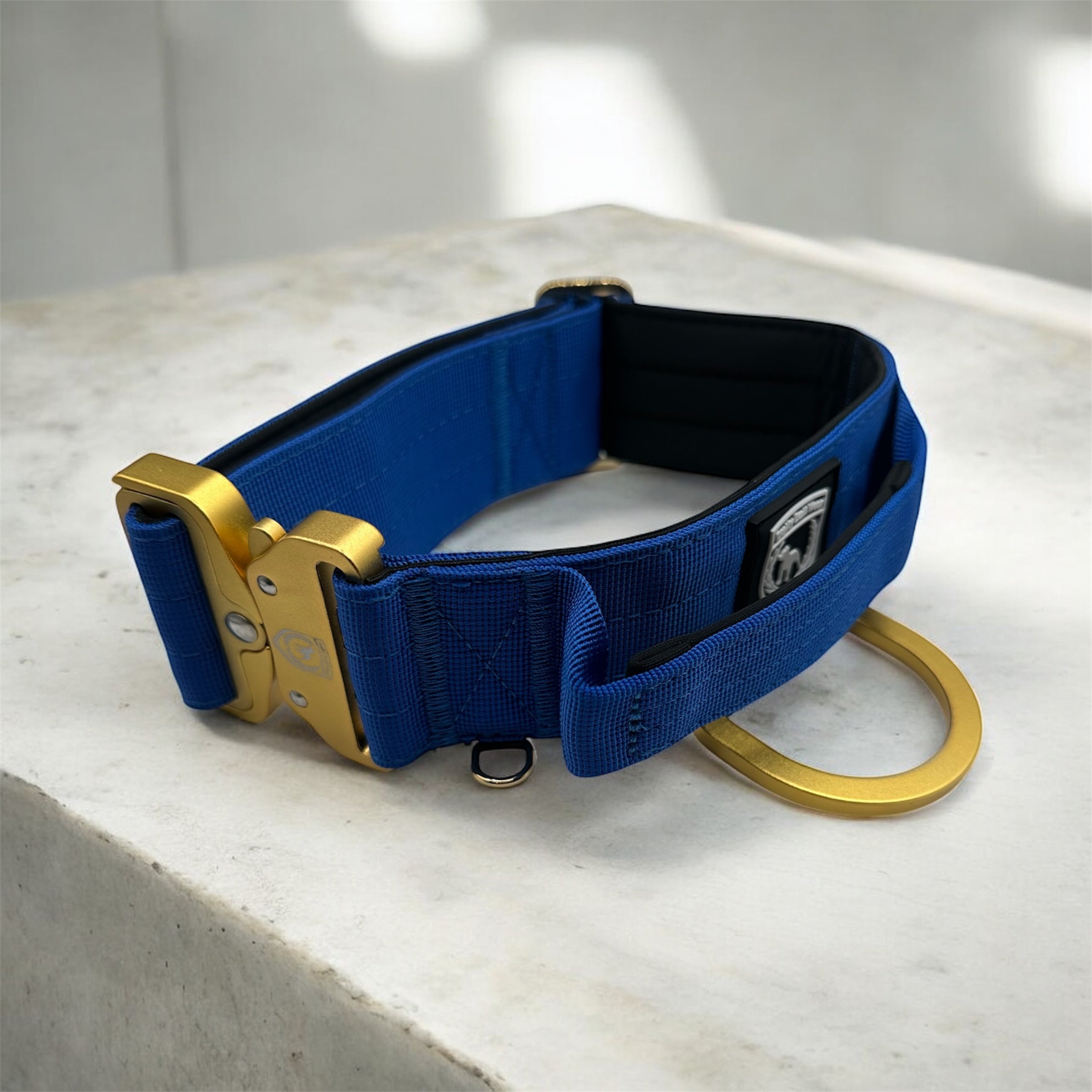 Combat Saftey Collar I Royal Sapphire - gold