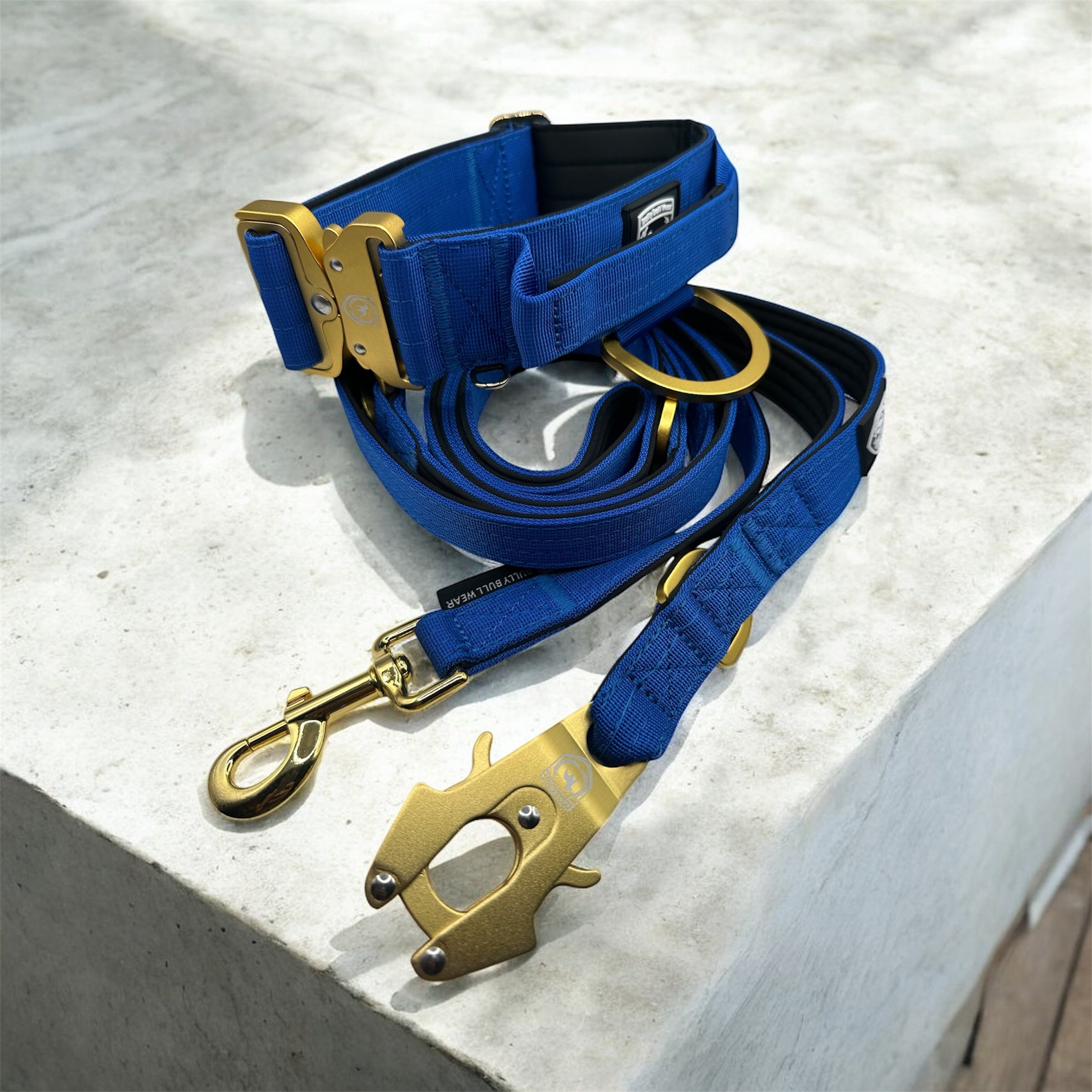 Combat Saftey  Set | Royal Sapphire-gold