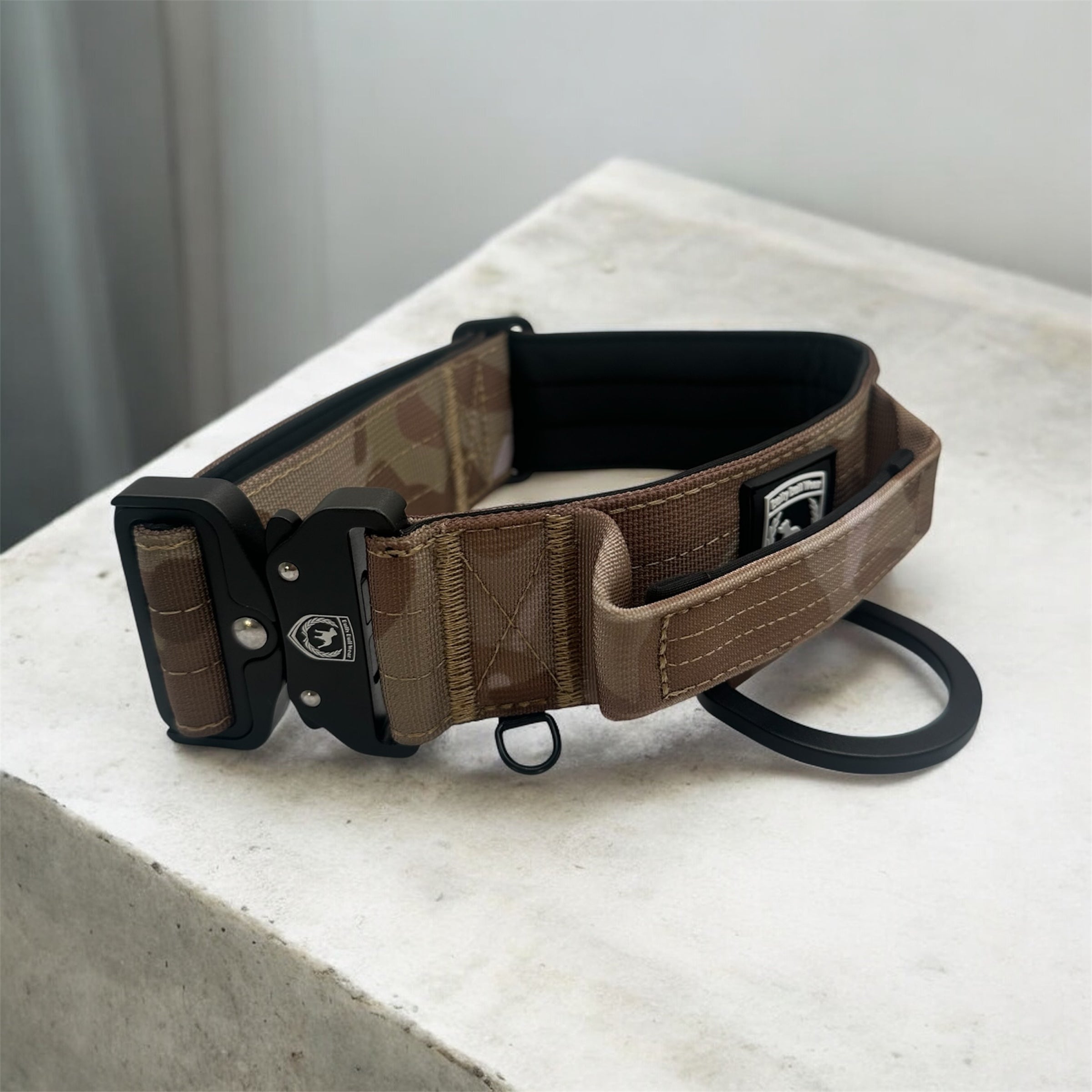 Combat Saftey Collar | desert camouflage black