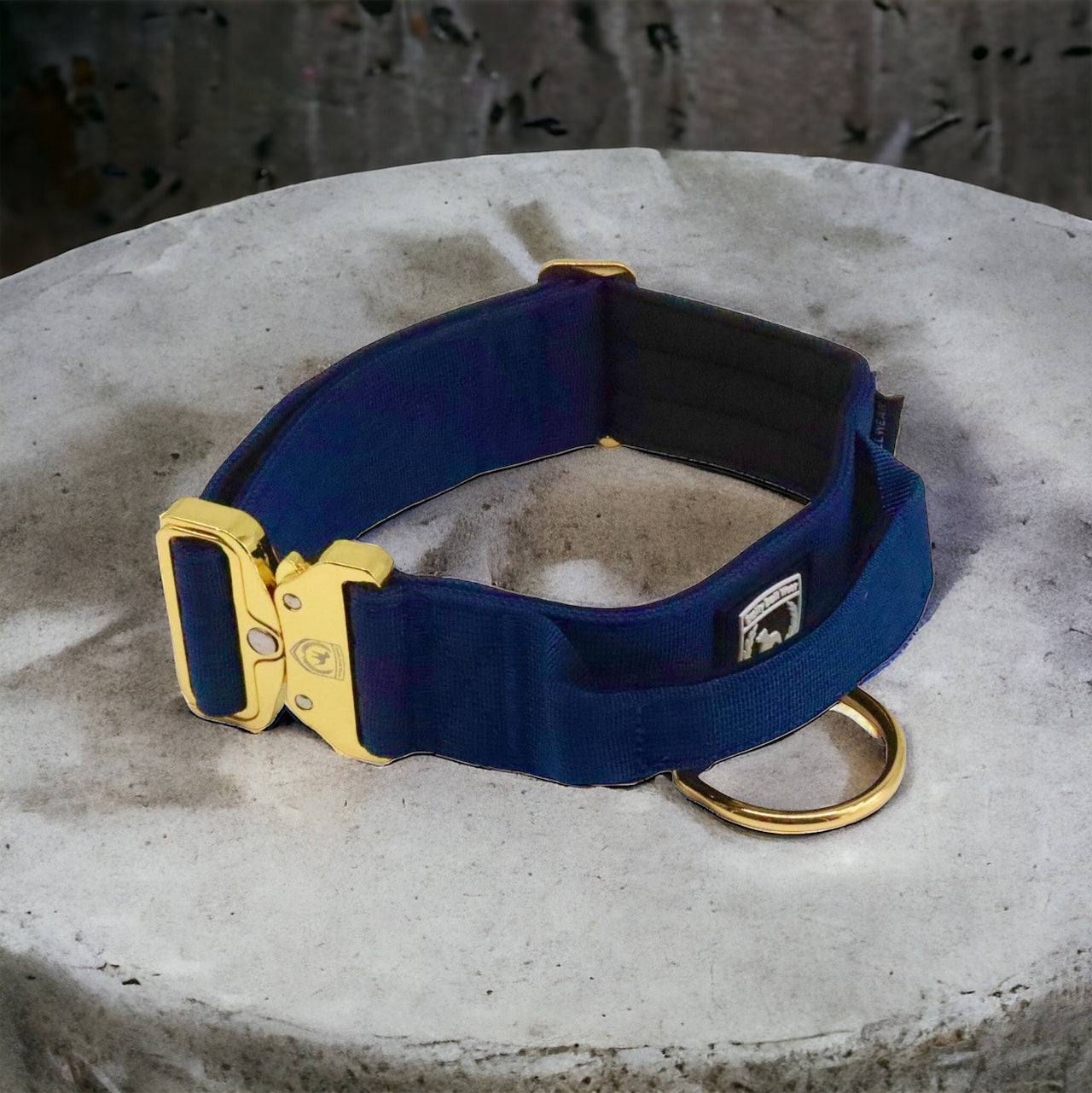 Combat Collar I midnightblue - gold