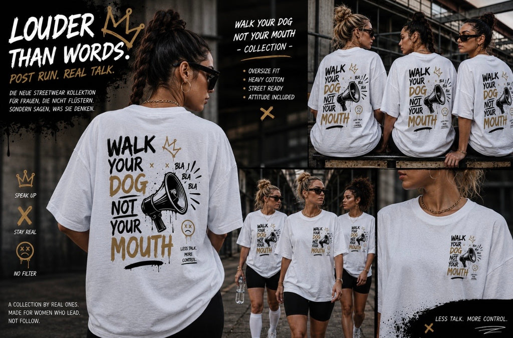 Oversize Tshirt | walk your dog