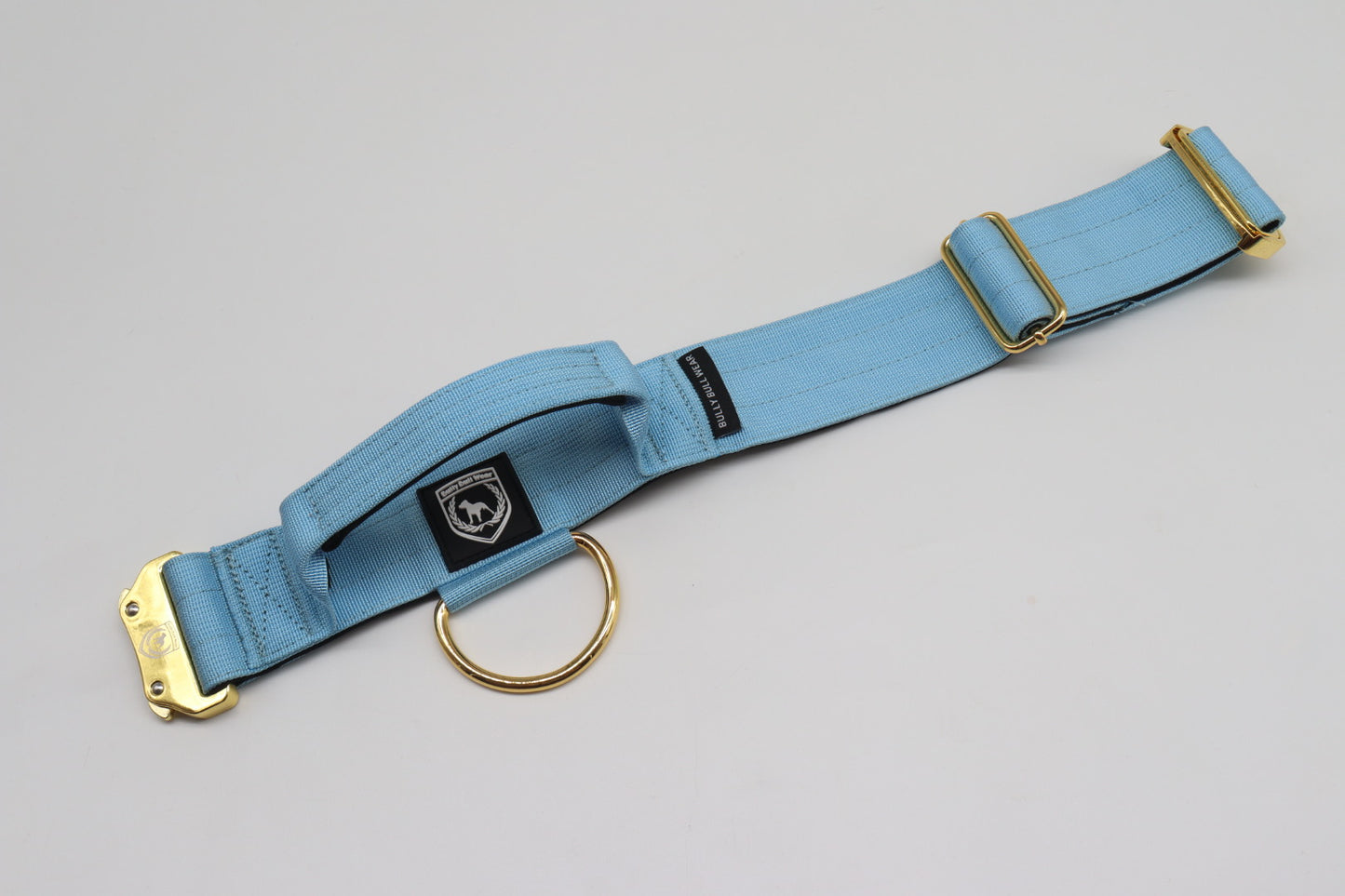 Combat Collar | babyblue - gold