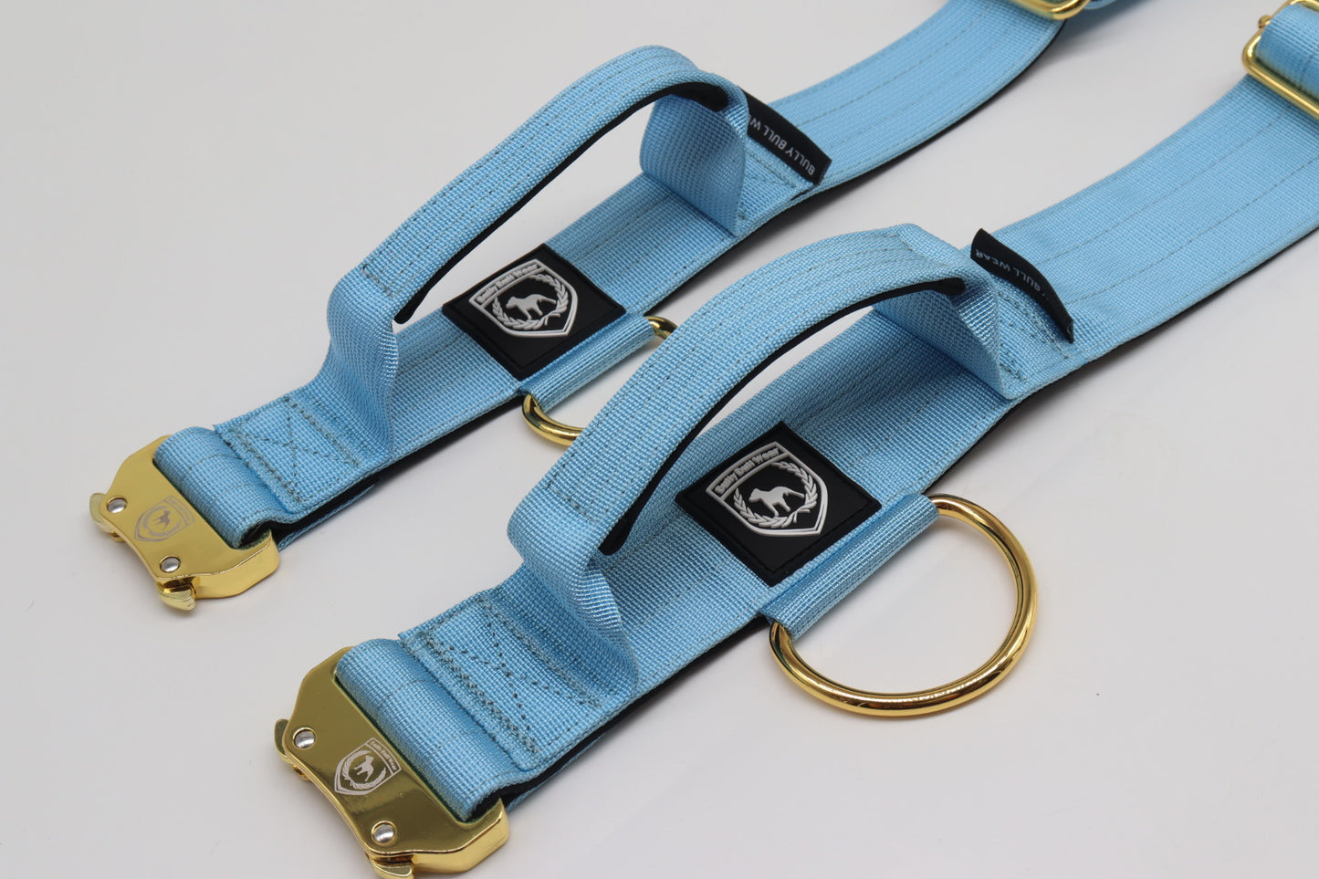 Combat Collar | babyblue - gold