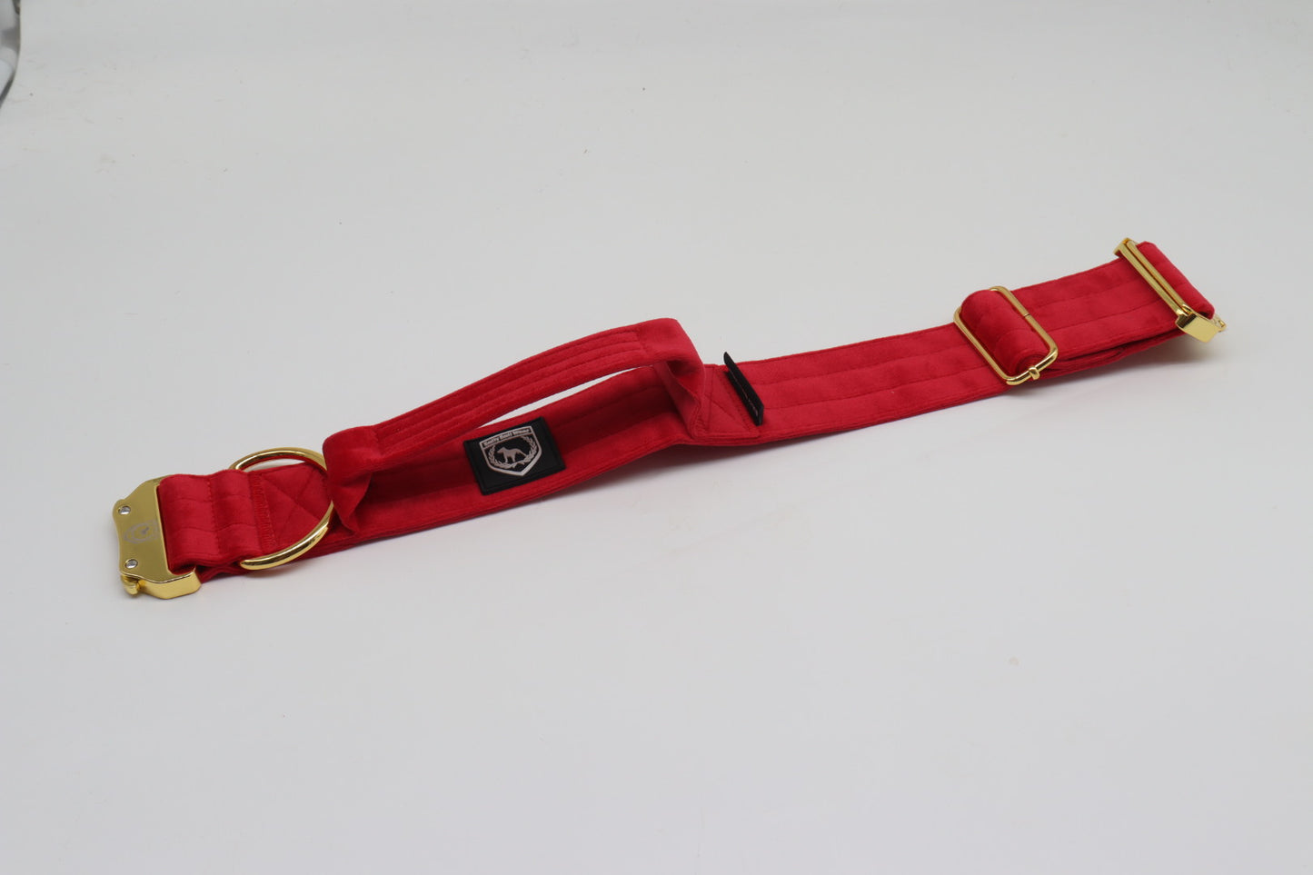 Combat Collar Samt - red