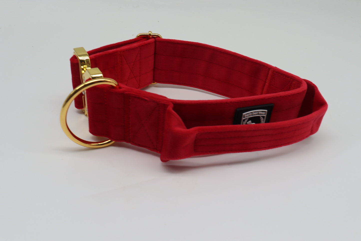 Combat Collar Samt - red