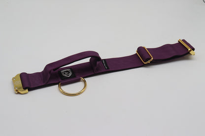 Combat Collar | plum-gold