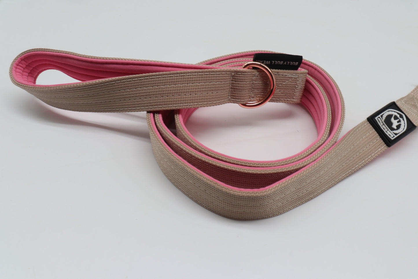 Combat Leash I creamy - rosegold