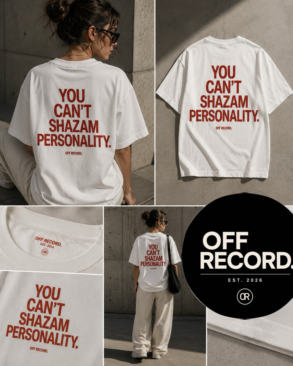 Shirt - you cant shazam
