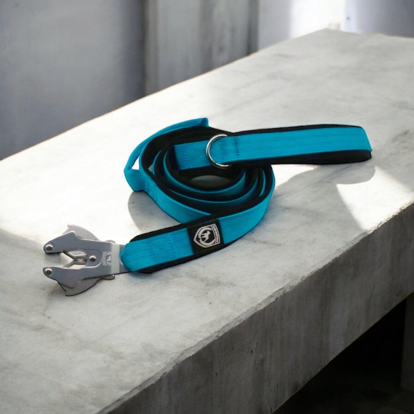 Combat Leash I caribbeanblue - platinum