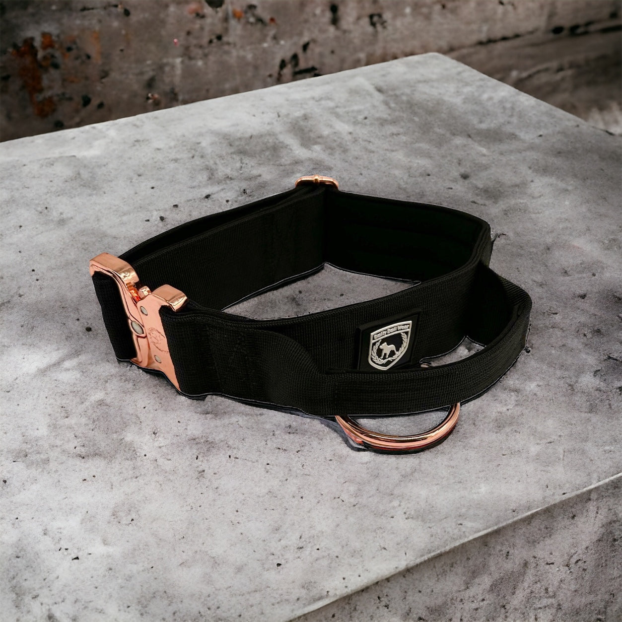 Combat Collar I black - Roségold