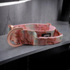 Combat Saftey Collar | rosé marble