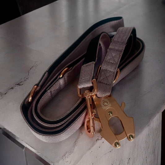 Combat multi leash mit Kurzführer | lavender glow