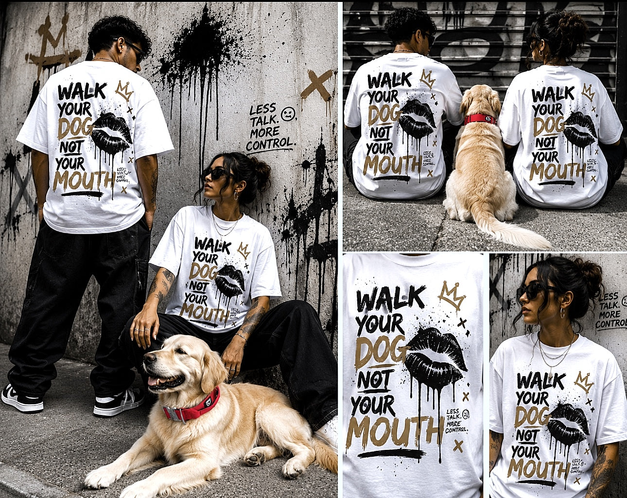 Oversize Tshirt | walk your dog