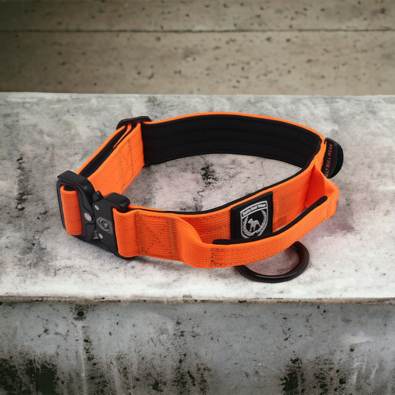 Combat Collar I neonpeach - black