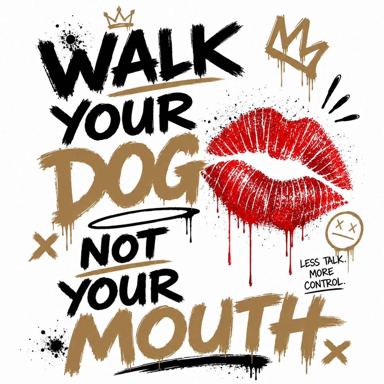 Oversize Tshirt | walk your dog