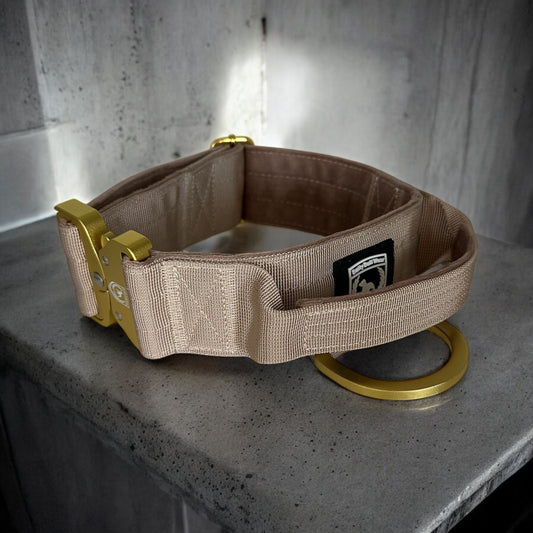 Combat collar | cream velvet