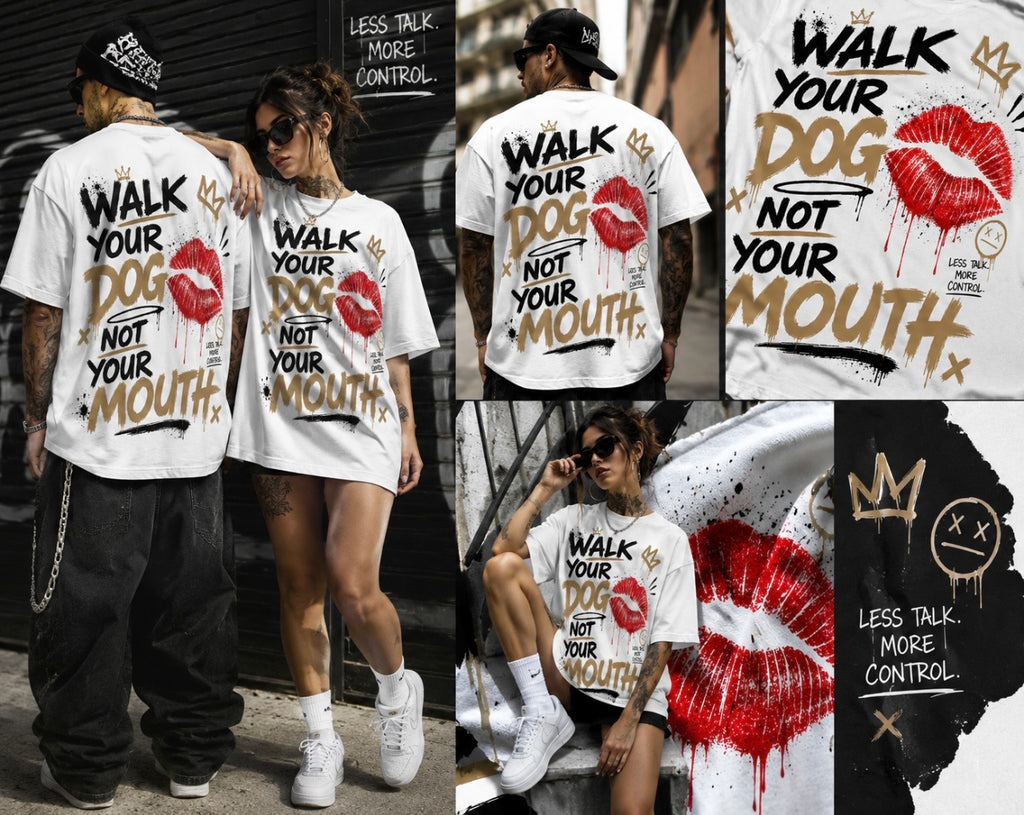 Oversize Tshirt | walk your dog