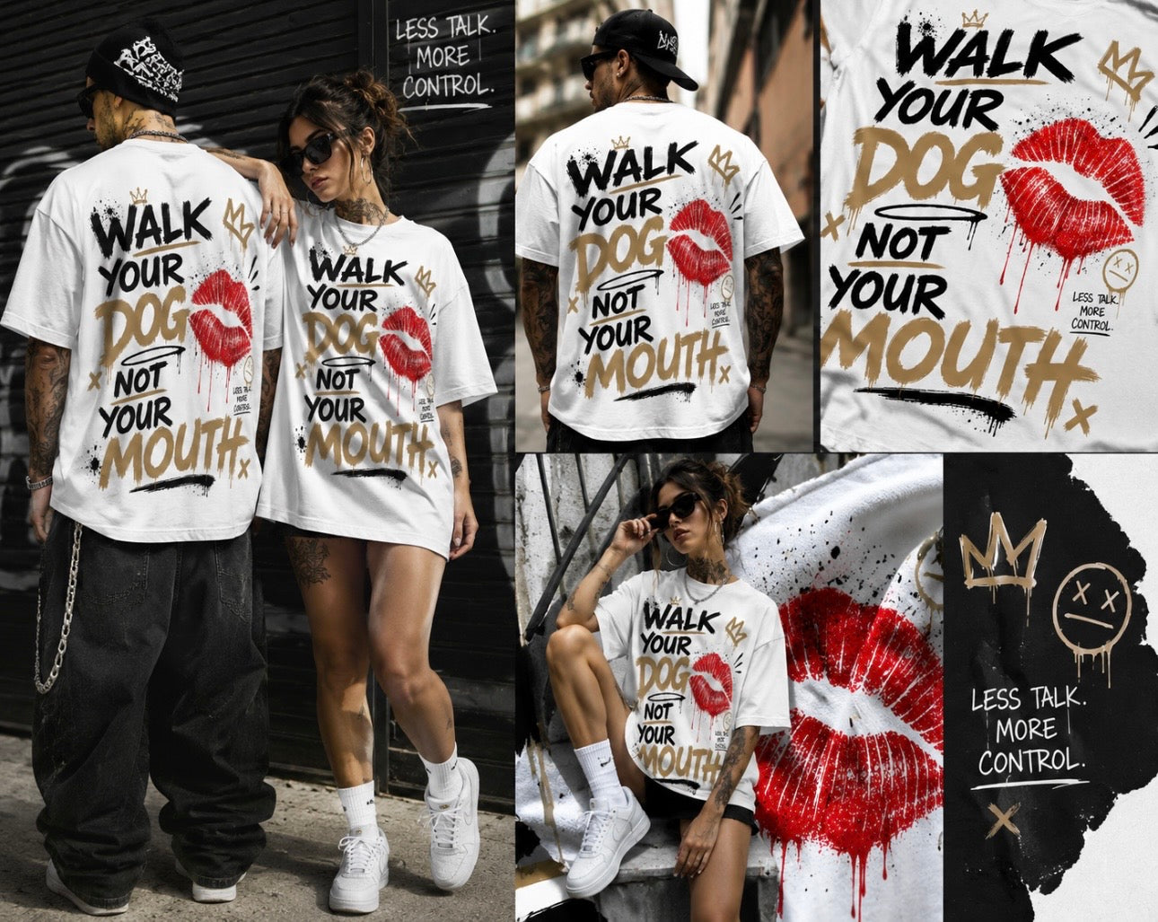 Oversize Tshirt | walk your dog
