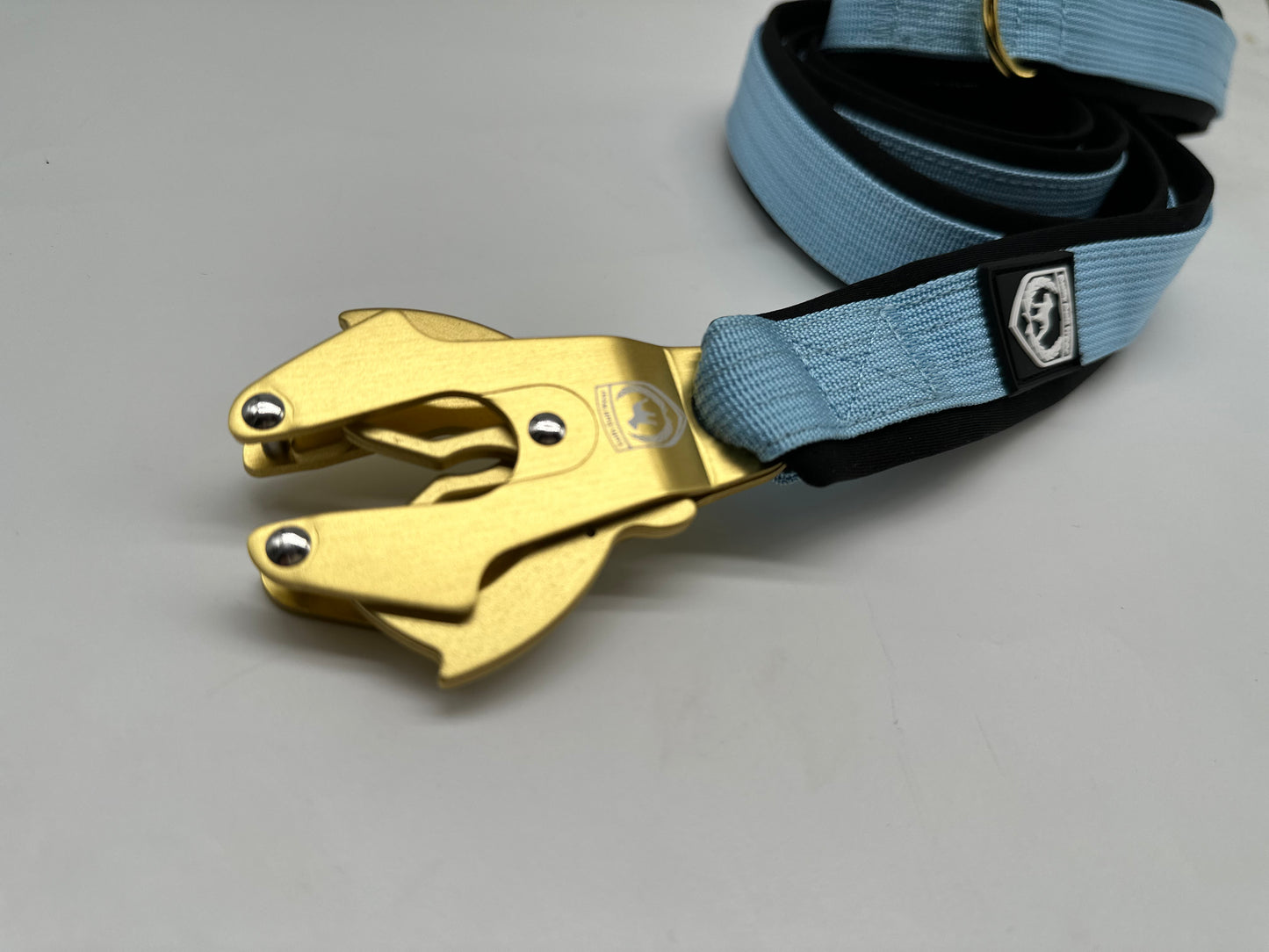 Combat Leash | babyblue-gold