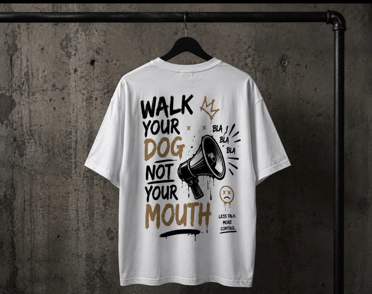 Oversize Tshirt | walk your dog