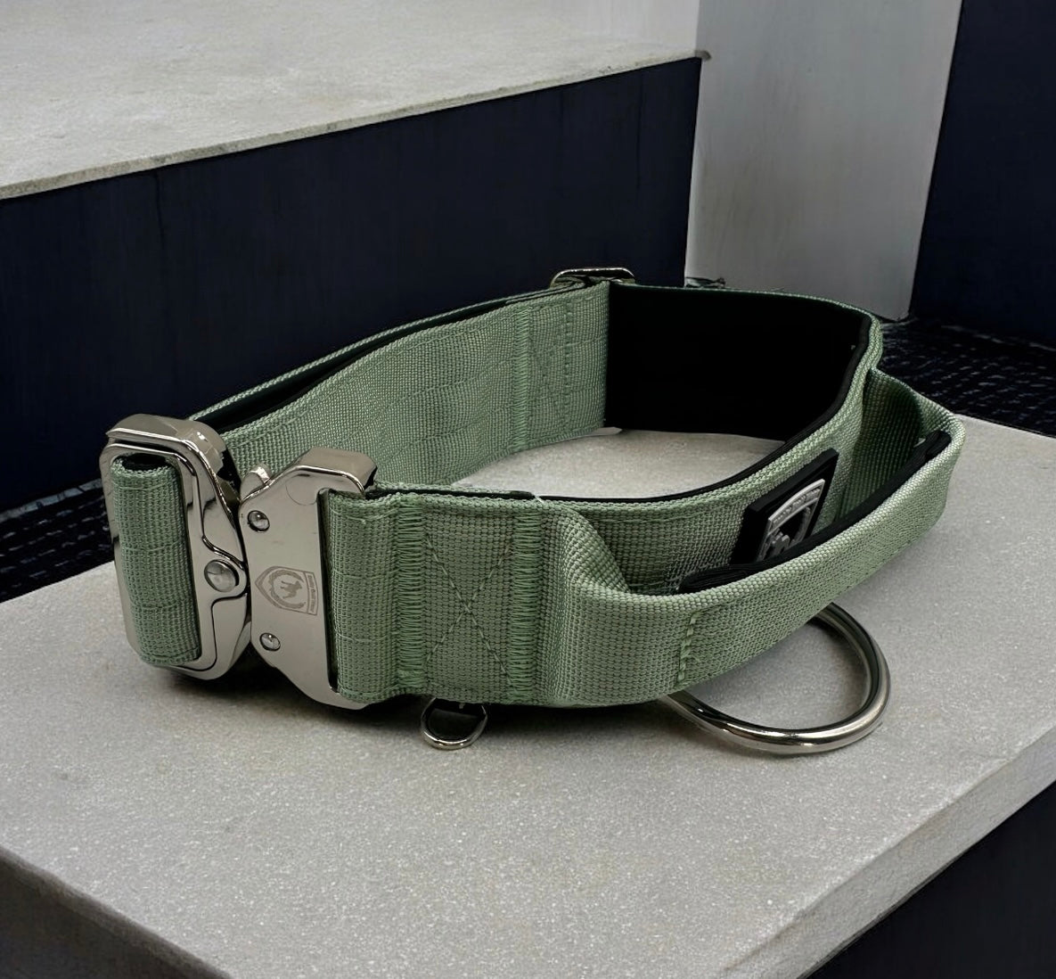 Combat Saftey Collar | frosted sage platinum