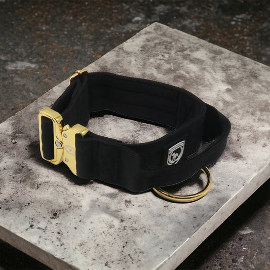 Combat Collar I black-gold