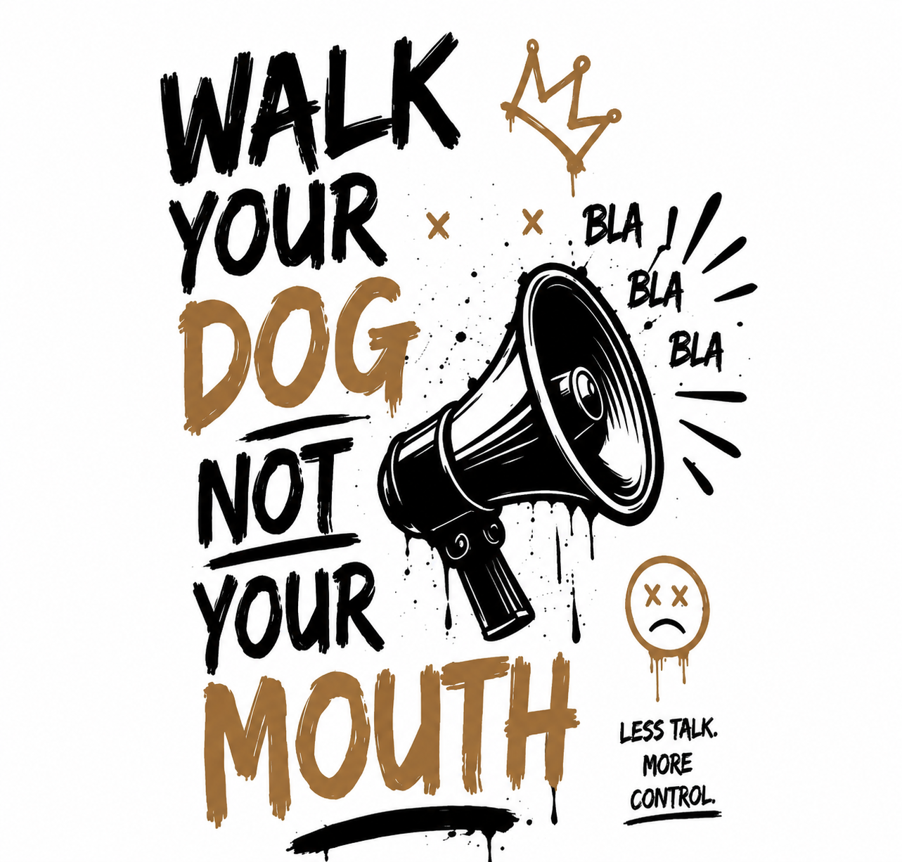 Oversize Tshirt | walk your dog