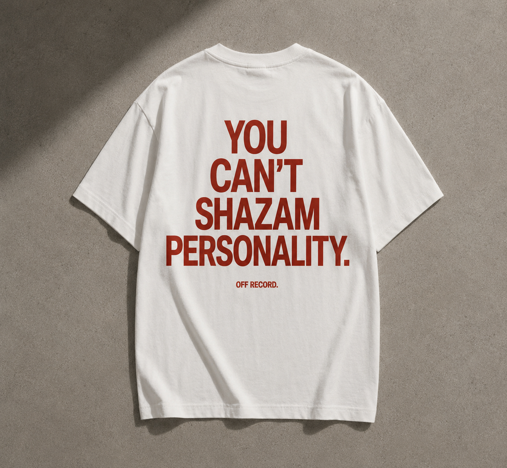 Shirt - you cant shazam