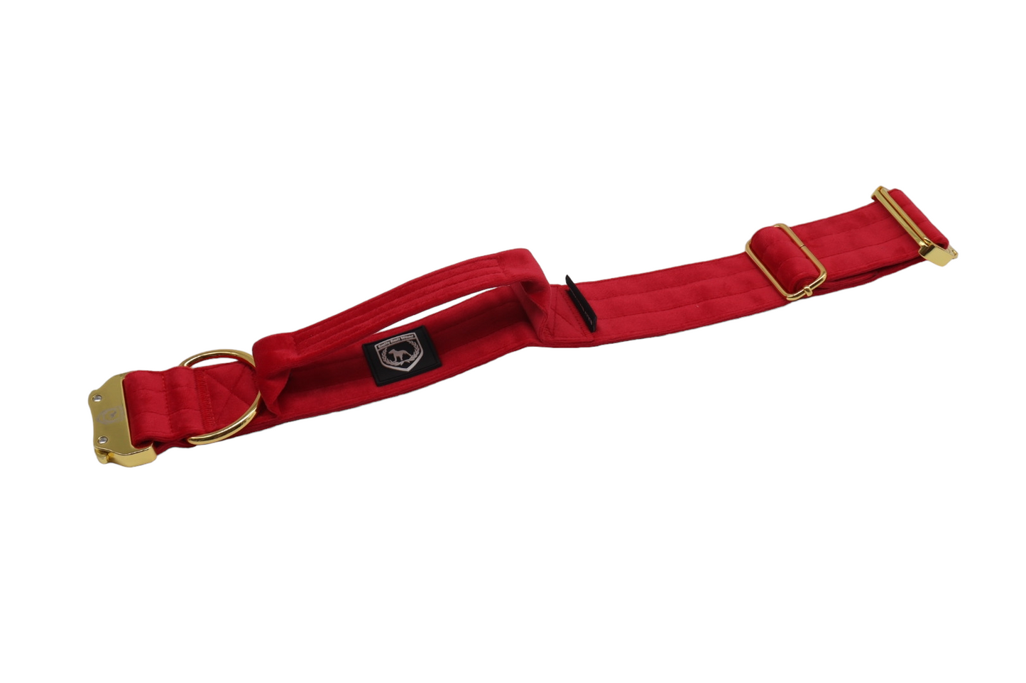 Combat Collar Samt - red