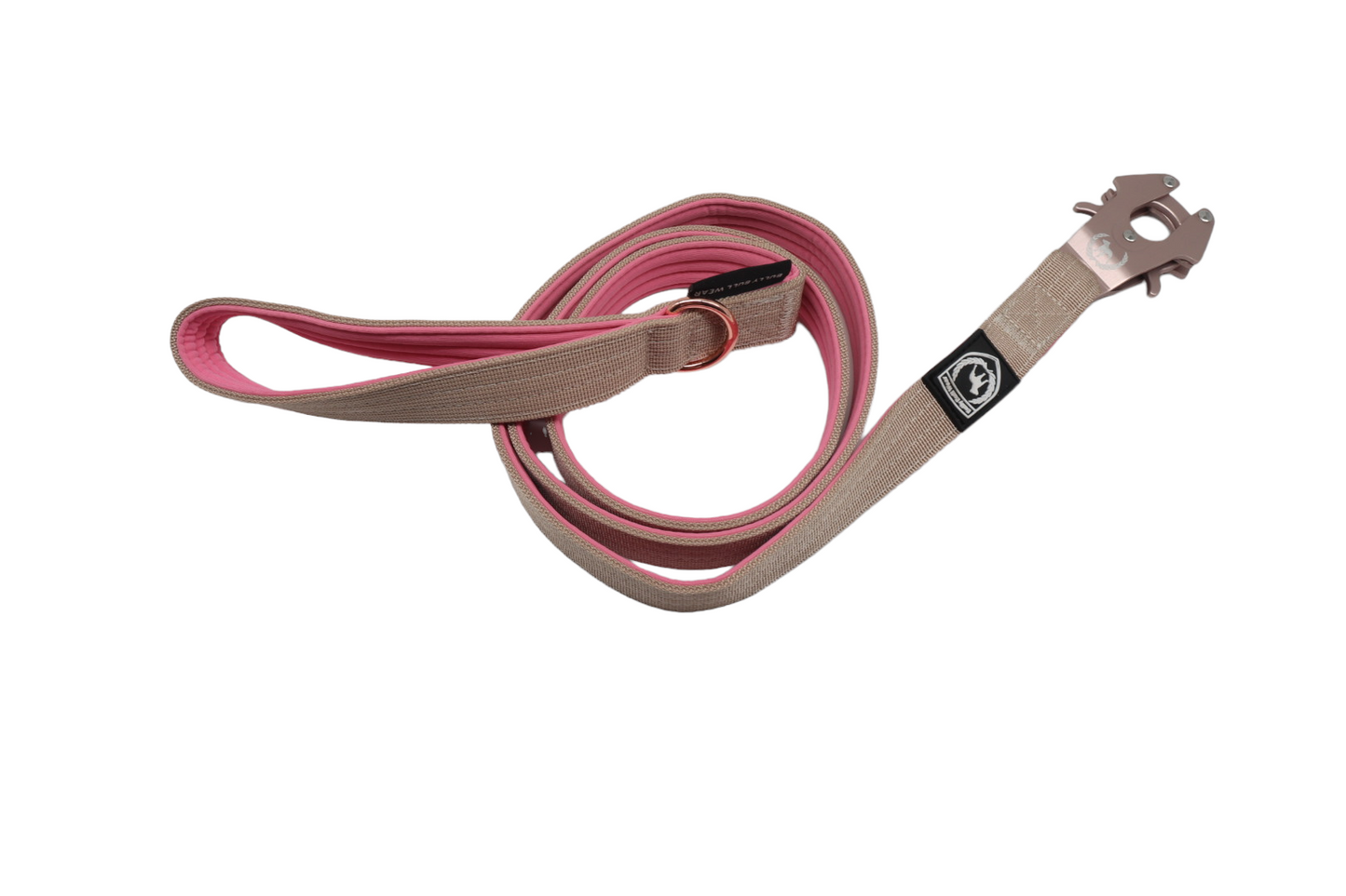 Combat Leash I creamy - rosegold