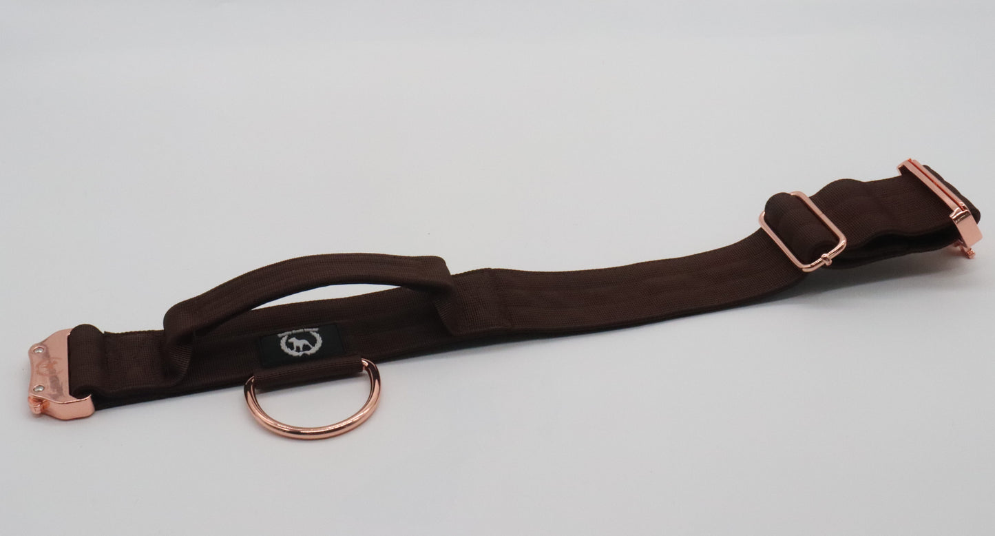 Combat Collar I chocolate-rose