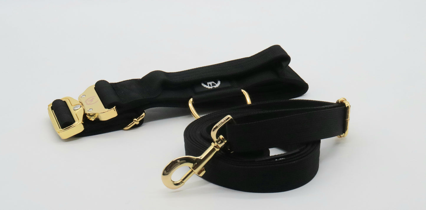 Combat Collar I black-gold