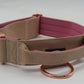 Combat Collar I creamy-rosegold