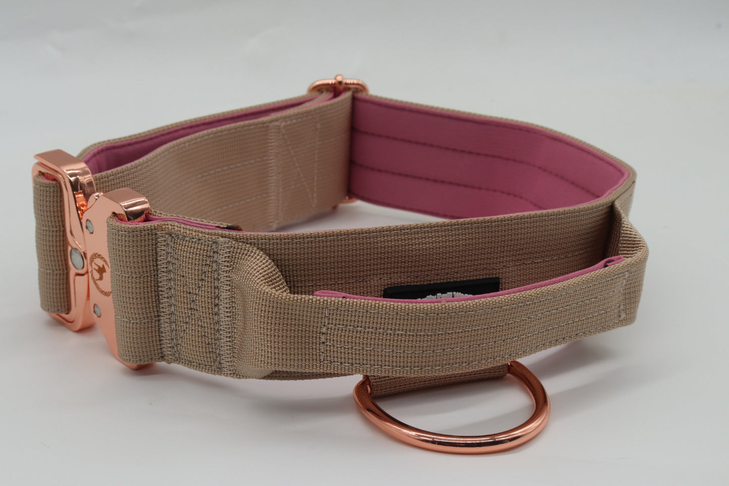 Combat Collar I creamy-rosegold