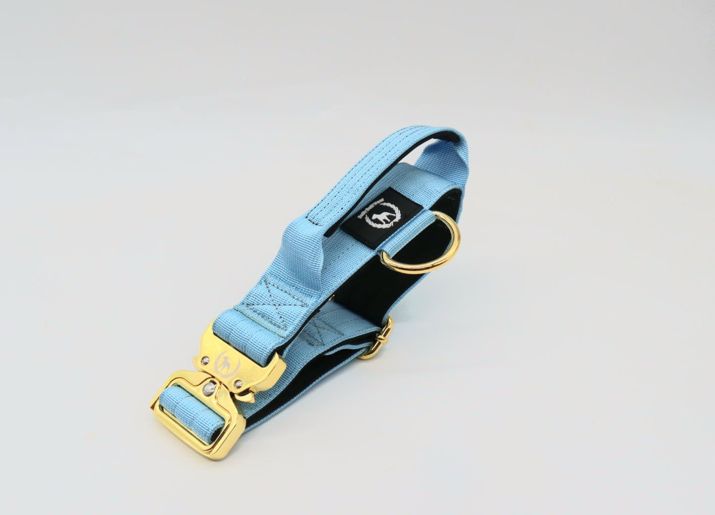 Combat Collar | babyblue - gold