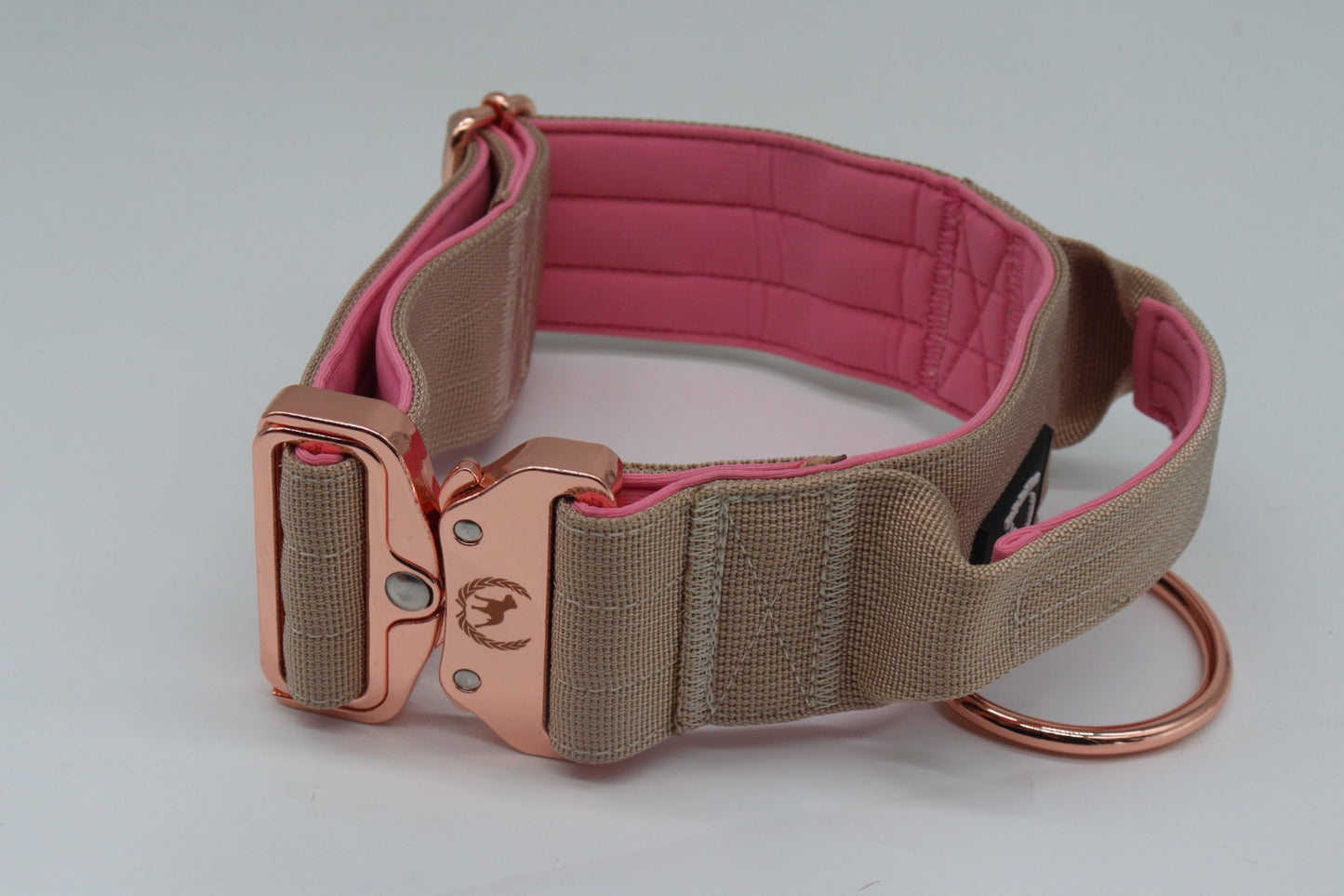 Combat Collar I creamy-rosegold